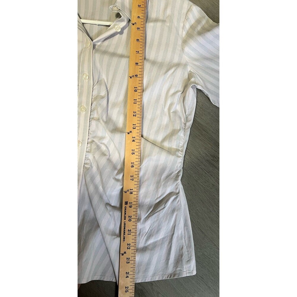 Thomas Pink Jermyn Street London Pink/White Striped Tailored Shirt US 10/UK 14 - Picture 8 of 10